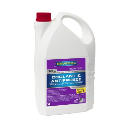 Антифриз RAVENOL OTC Organic Techn. Coolant Premix -40°C 5L