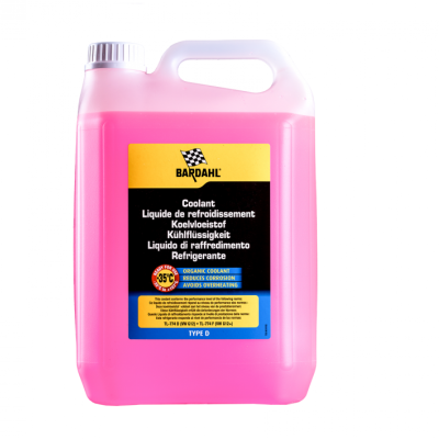 Bardahl – Антифриз готов за употреба -35°С. Type D. Червен 5L