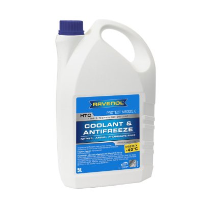 Антифриз RAVENOL HTC Hybrid Techn. Coolant Premix -40°C 5L