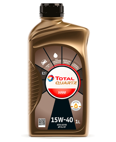 TOTAL QUARTZ 5000 15W-40 1L
