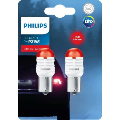 PHILIPS ULTINION PRO3000SI P21W RED LED 1,75W 12V 2PCS
