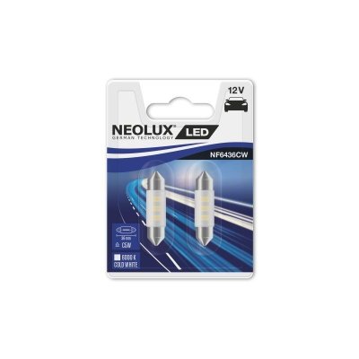 NEOLUX FESTOON 36MM 6000K 0,5W 12V 2PCS