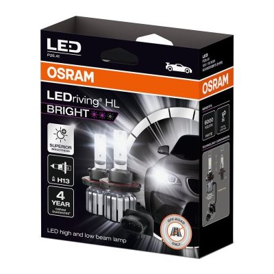 OSRAM H13(9008) LEDRIVING HLT 6000K 15.0/10.0W 12V 2PCS