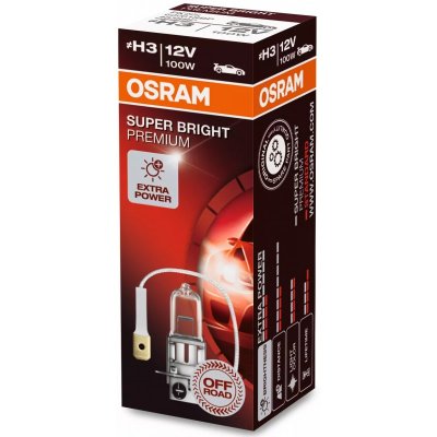 OSRAM SUPER BRIGHT PREMIUM H3 3200K 100W 12V