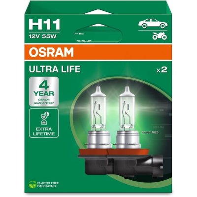 OSRAM ULTRA LIFE H11 3200K 55W 12V 2PCS