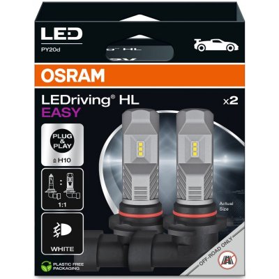 OSRAM H10 LEDRIVING HL EASY 6000K 8,2W 12V 2PCS