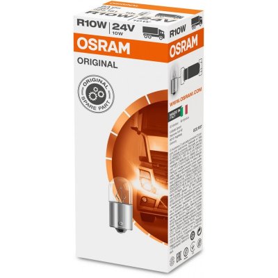 OSRAM ORIGINAL LINE AUX R10W 24V 10 PCS