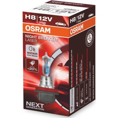 OSRAM NIGHT BREAKER LASER +150% H8 35W 12V
