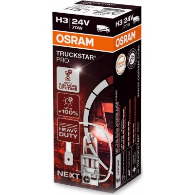 OSRAM TRUCKSTAR PRO NEXT H3 3200K 70W 24V