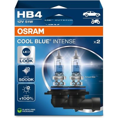 OSRAM COOL BLUE INTENSE NEXTGEN +100% HB4 5000K 51W 12V 2PCS