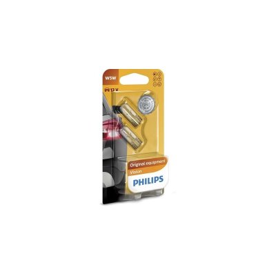 PHILIPS VISION W5W 3200K 5W 12V 2PCS