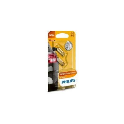 PHILIPS VISION W3W 3200K 3W 12V 2PCS