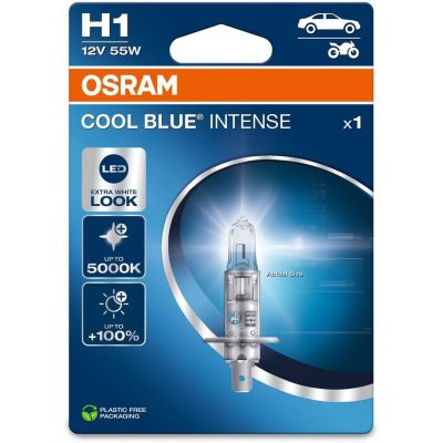 OSRAM COOL BLUE INTENSE (NEXTGEN) +100% H1 5000K 55W 12V