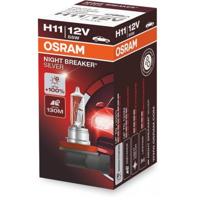 OSRAM NIGHT BREAKER SILVER H11 3200K 55W 12V