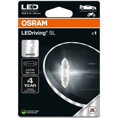 OSRAM WHITE 6000K C5W (36 MM) 6000K 0,6W 12V 
