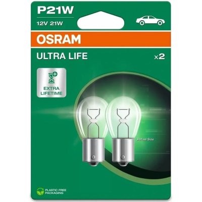 OSRAM ULTRALIFE AUX P21W 21W 12V 2PCS