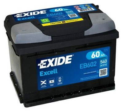 EXIDE EB602 EXCELL 60AH