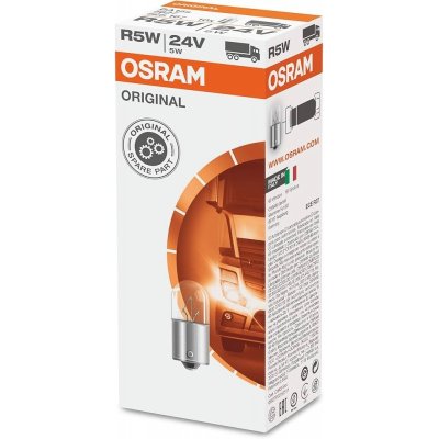 OSRAM ORIGINAL LINE AUX R5W 24V 10 PCS