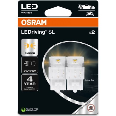 OSRAM AMBER WY21W LED 1,4W 12V 2PCS