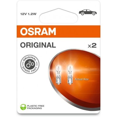 OSRAM ORIGINAL LINE AUX 1,2W 12V 2PCS