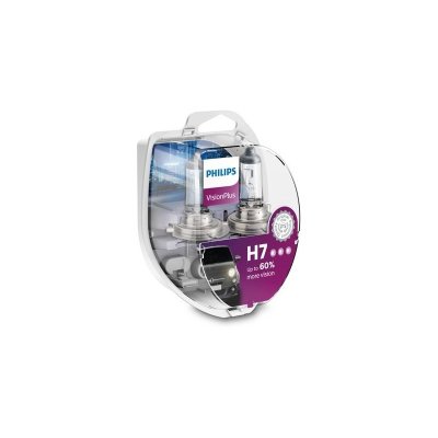 PHILIPS VISIONPLUS PLUS 60% H7 3400K 55W 12V 2PCS