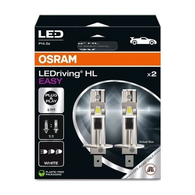 OSRAM H1 LEDRIVING HL EASY 6500K 9W 12V 2PCS