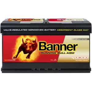 BANNER RUNNING BULL AGM 92AH 850A R+