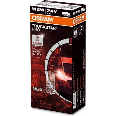 OSRAM TRUCKSTAR PRO AUX W5W 24V 10 PCS