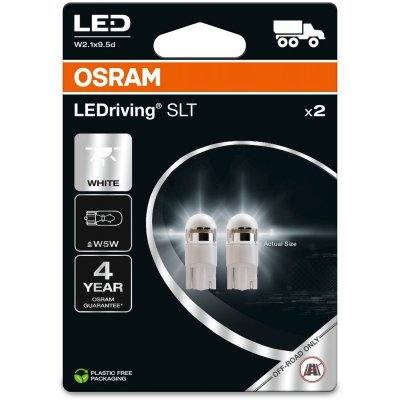 OSRAM WHITE 6000K W5W LED 1W 24V 2PCS