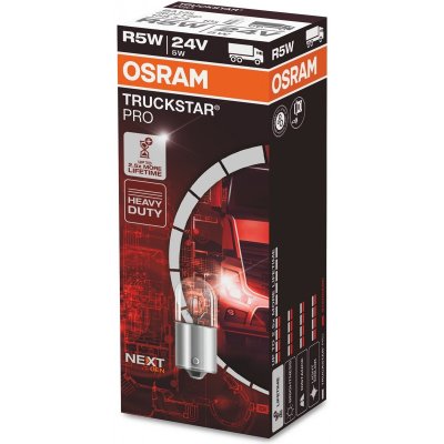 OSRAM TRUCKSTAR PRO AUX R5W 24V 10 PCS