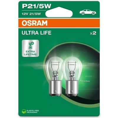 OSRAM ULTRALIFE AUX P21/5W 21/5W 12V 2PCS