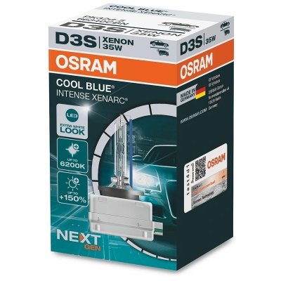 OSRAM XENARC COOL BLUE INTENSE NEXTGEN +150% D3S 6200K 35W 42V