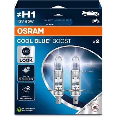 OSRAM COOL BLUE BOOST H1 5500K 80W 12V 2PCS