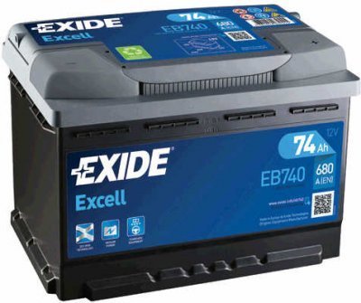 EXIDE EB740 EXCELL 74AH