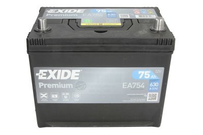 EXIDE EA754 PREMIUM 75AH