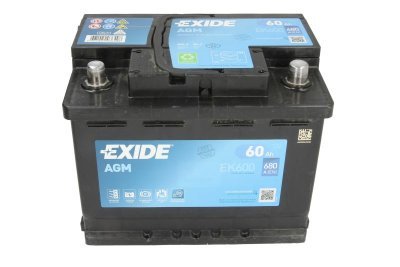 EXIDE EK600 START&STOP AGM 60AH