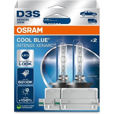 OSRAM XENARC COOL BLUE INTENSE NEXTGEN+150% D3S 6200K 35W 42V 2PCS