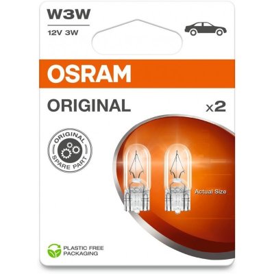 OSRAM ORIGINAL LINE AUX W3W 3W 12V 2PCS