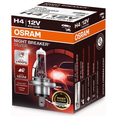 OSRAM NIGHT BREAKER SILVER H4 60/55W 12V