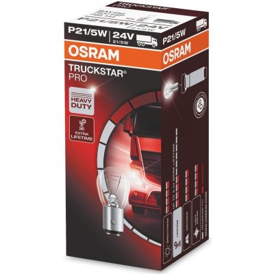 OSRAM TRUCKSTAR PRO AUX P21/5W 21/5W 24V 10 PCS