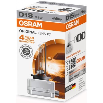 OSRAM XENARC STANDARD D1S 4500K 35W 85V