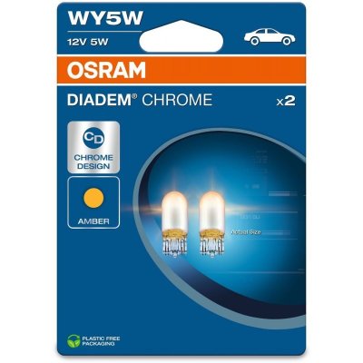 OSRAM DIADEM CHROME NEXTGEN WY5W AMBER 12V 2PCS