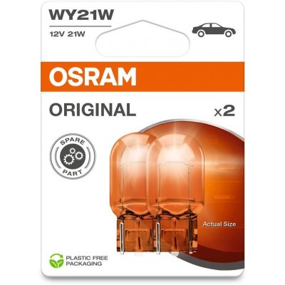 OSRAM ORIGINAL LINE AUX WY21W AMBER 12V 2PCS
