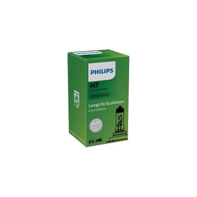 PHILIPS LONGLIFE ECOVISION H7 3200K 55W 12V