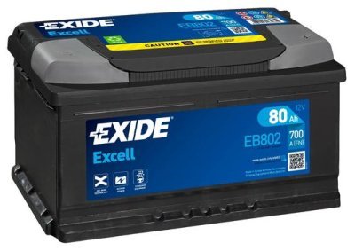 EXIDE EB802 EXCELL 80AH