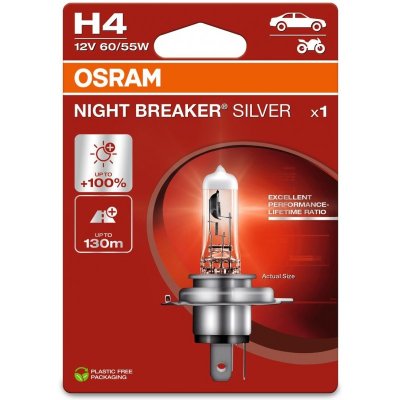 OSRAM NIGHT BREAKER SILVER H4 60/55W 12V