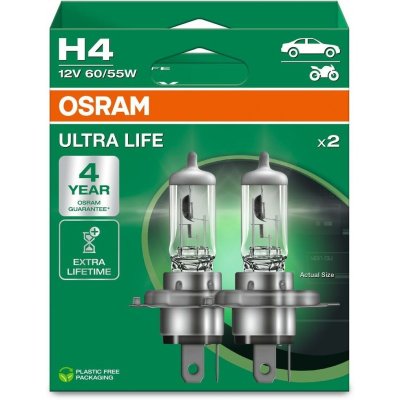 OSRAM ULTRA LIFE H4 60/55W 12V 2PCS