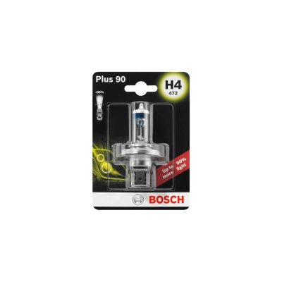 BOSCH PLUS 90% H4 3200K 55W 12V