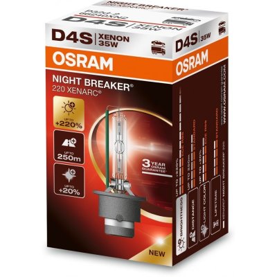 OSRAM XENARC NIGHT BREAKER 220 D4S 4400K 35W 42V