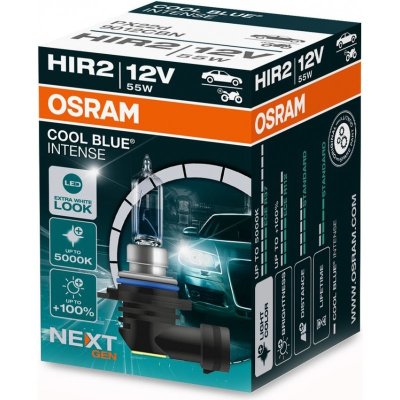 OSRAM COOL BLUE INTENSE NEXTGEN +100% HIR2 5000K 55W 12V